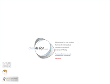 Tablet Screenshot of crondesign.com